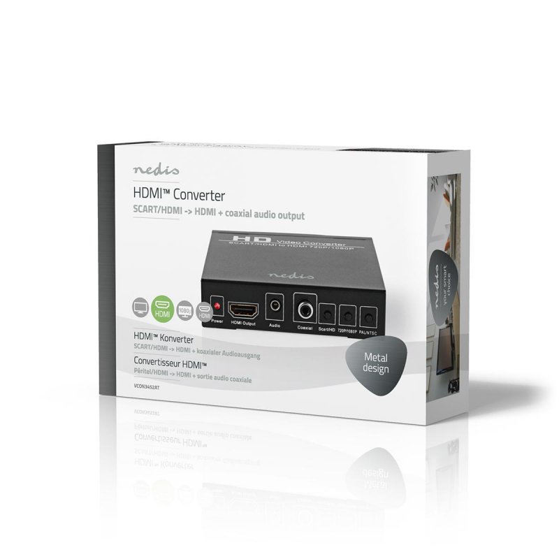 HDMI™ Převodník | SCART Zásuvka  VCON3452AT - obrázek č. 5