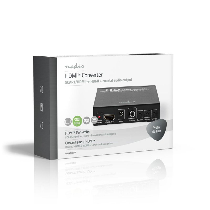 HDMI™ Převodník | SCART Zásuvka  VCON3452AT - obrázek č. 6