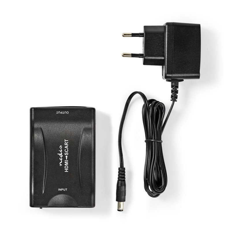 HDMI™ Převodník | Vstup HDMI ™ | SCART Zásuvka | 1cestný | 1080p | 1.2 Gbps | ABS | Černá - obrázek č. 3