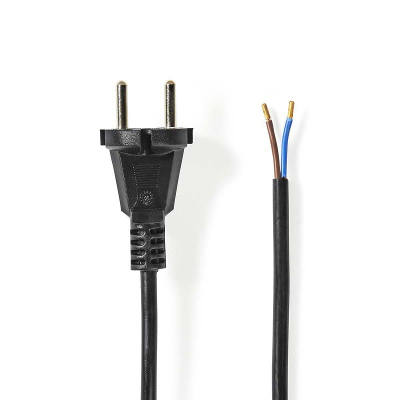 Napájecí Kabel k Vysavači | 10.0 m | Typ F (CEE 7/7) | 250 V AC | 16 A | Černá | PVC - obrázek produktu