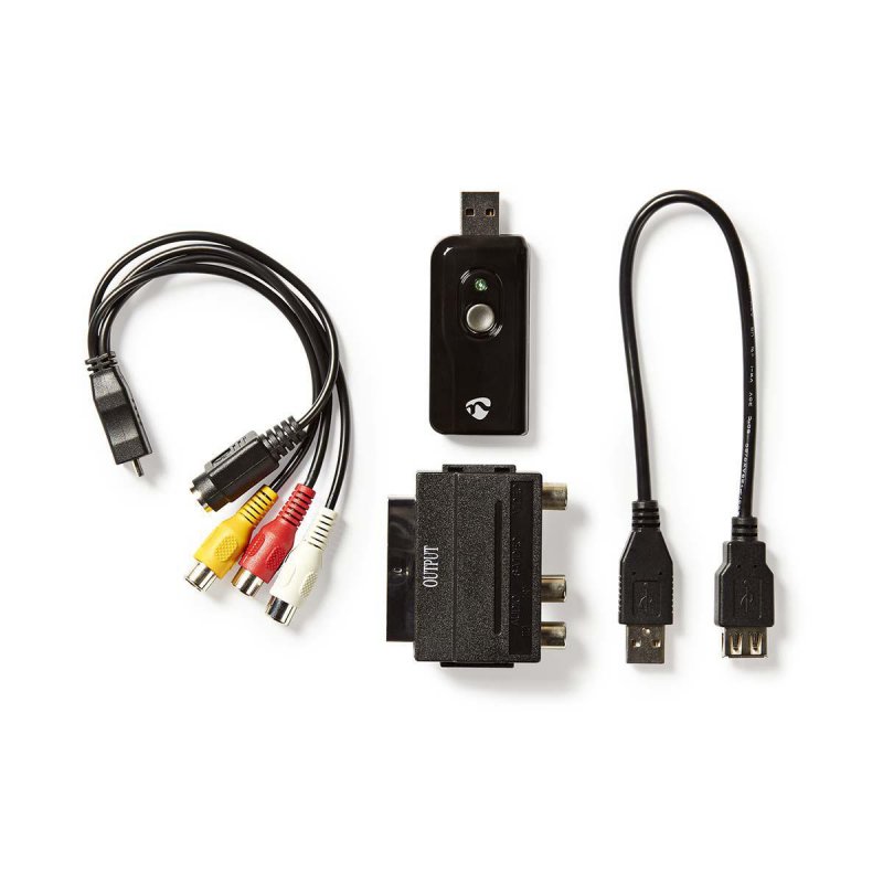 Video Převodník | USB 2.0 | 480p | A / V kabel / Prodlužovací kabel USB / Scart / Software - obrázek produktu