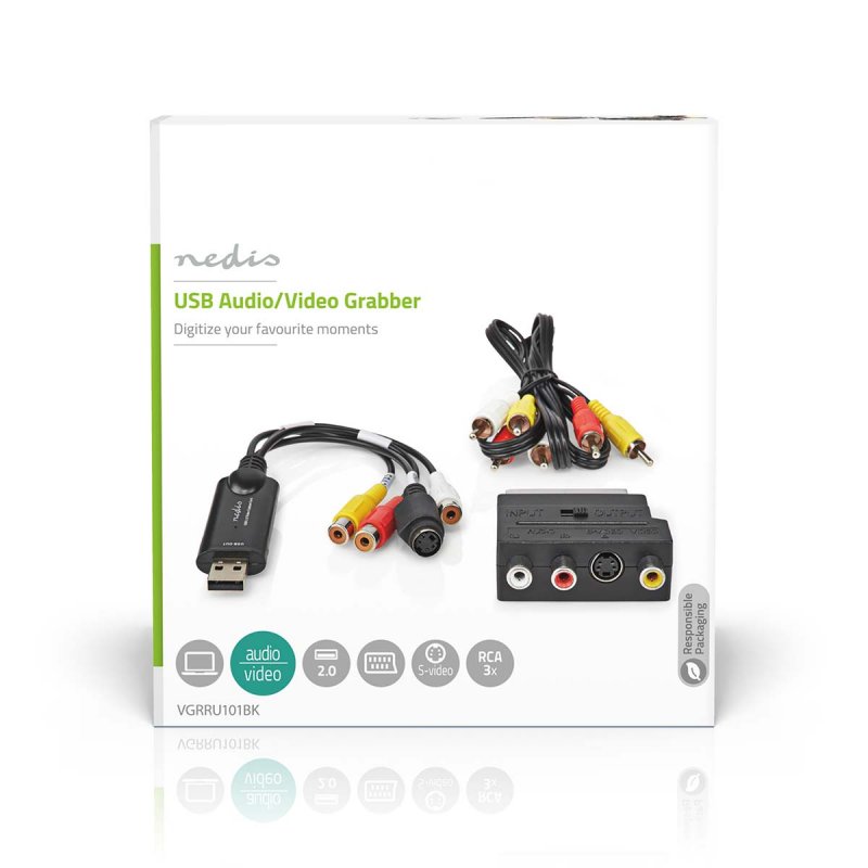 Video Převodník | USB 2.0 | 480p  VGRRU101BK - obrázek č. 7