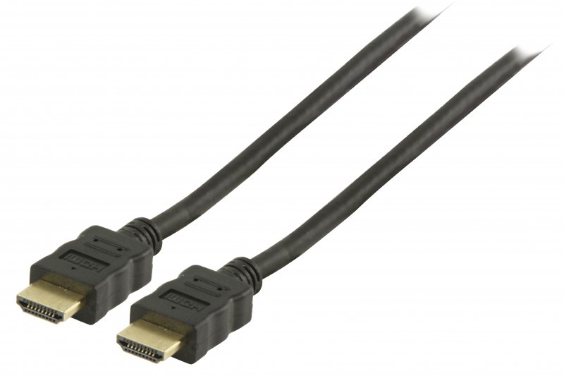 High Speed HDMI Kabel s Ethernetem HDMI Konektor - HDMI Konektor 0.50 m Černá - obrázek č. 1