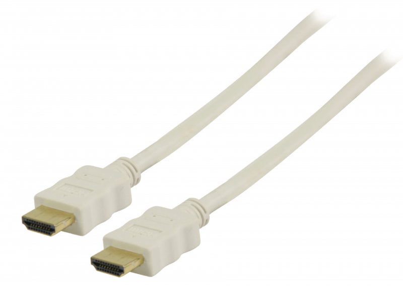High Speed HDMI Kabel s Ethernetem HDMI Konektor - HDMI Konektor 0.50 m Bílá - obrázek produktu