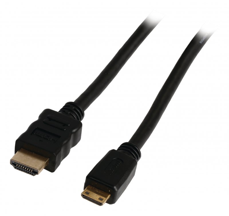 High Speed HDMI Kabel s Ethernetem HDMI Konektor - HDMI Mini Konektor 5.00 m Černá - obrázek produktu
