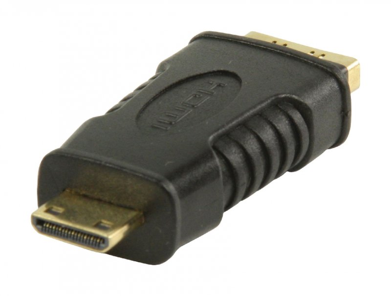 Adaptérem High Speed HDMI s Ethernetem HDMI Mini Konektor - HDMI Zásuvka Černá - obrázek produktu