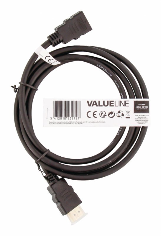 High Speed HDMI Kabel s Ethernetem HDMI Konektor - HDMI Konektor 1.50 m Černá (VGVT34000B15) - obrázek č. 5