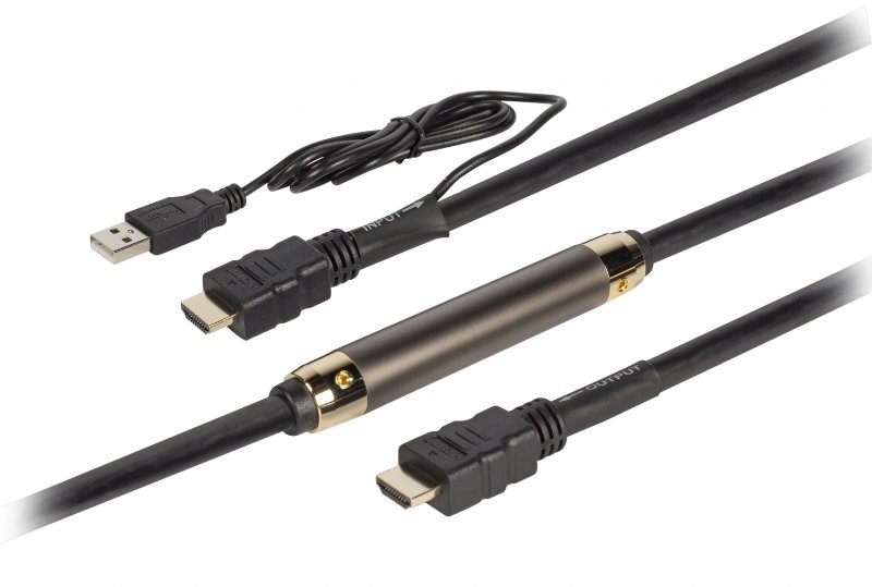 High Speed HDMI Kabel s Ethernetem HDMI Konektor - HDMI Konektor 40 m Černá - obrázek produktu