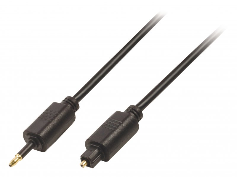 Digitální Audio Kabel Toslink (M) - Optická 3.5mm Zástrčka 1.00 m Černá - obrázek produktu