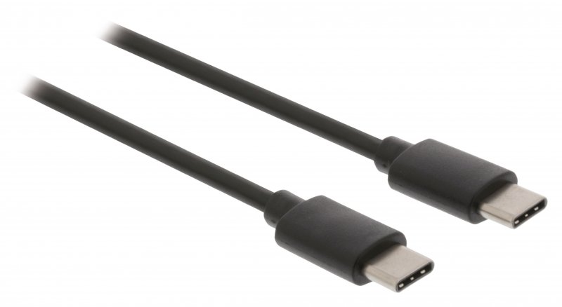 Kabel USB 2.0 USB-C Zástrčka - USB-C Zástrčka 1.00 m Černá - obrázek č. 2