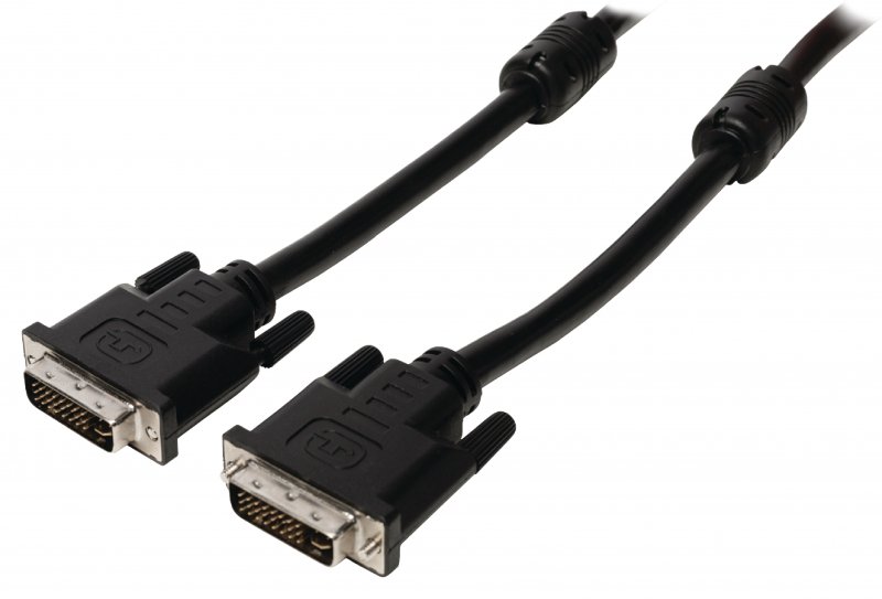 Kabel DVI DVI-I 24+5p Zástrčka - DVI-I 24+5p Zástrčka 5.00 m Černá - obrázek produktu