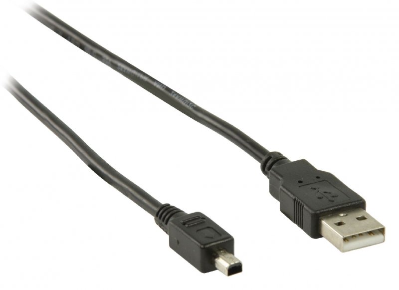 Kabel USB 2.0 USB A Zástrčka - Mitsumi 4kolíkový Zástrčka 2.00 m Černá VLCP60220B20 - obrázek produktu