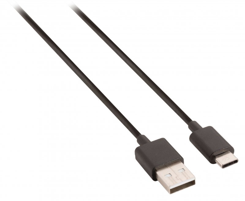 Kabel USB 2.0 USB-C Zástrčka - USB A Zástrčka 3 m Černá - obrázek č. 1