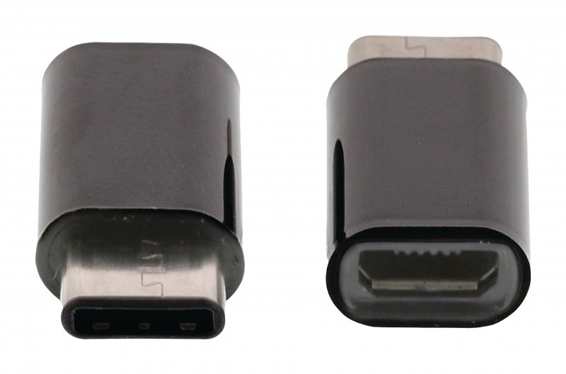 Adaptér USB 2.0 USB-C Zástrčka - USB Micro B Zásuvka Černá VLCP60910B - obrázek č. 2