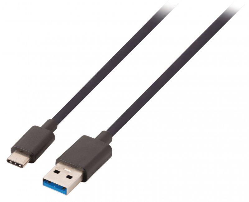 Kabel USB 3.0 USB-C Zástrčka - USB A Zástrčka 1.00 m Černá - obrázek produktu