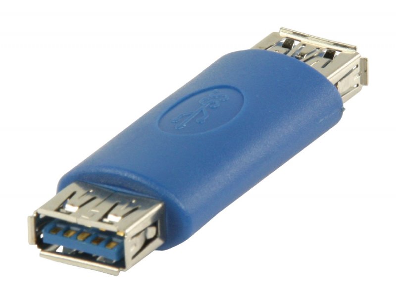 Adaptér USB 3.0 USB A Zásuvka - USB A Zásuvka Modrá - obrázek produktu