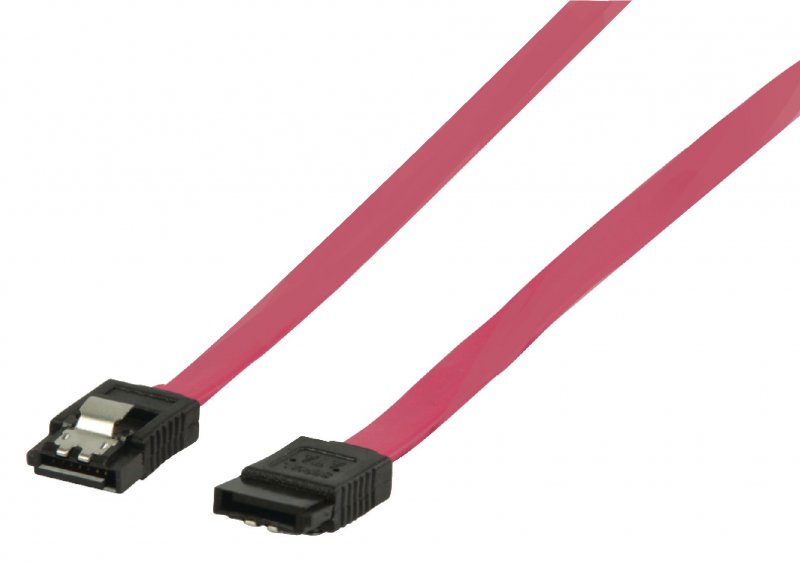Kabel SATA 1.5 Gb/s SATA 7kolíkový Zásuvka - SATA 7kolíkový Zásuvka 0.50 m Červená - obrázek produktu