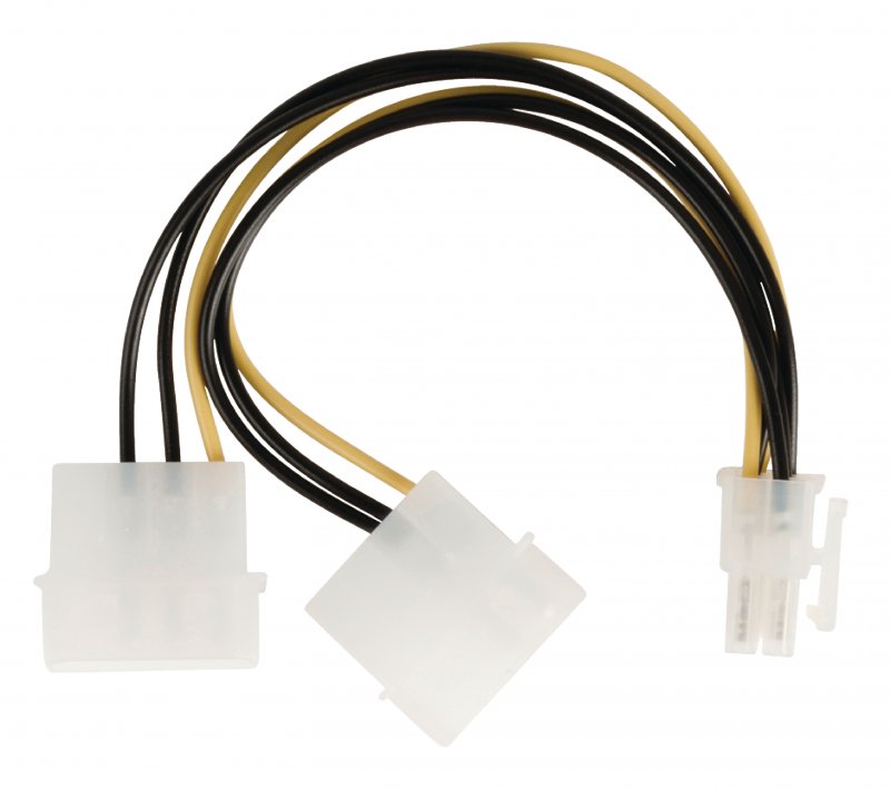 Interní Napájecí Kabel 2x Molex Zástrčka - PCI Express Zásuvka 0.15 m - obrázek produktu