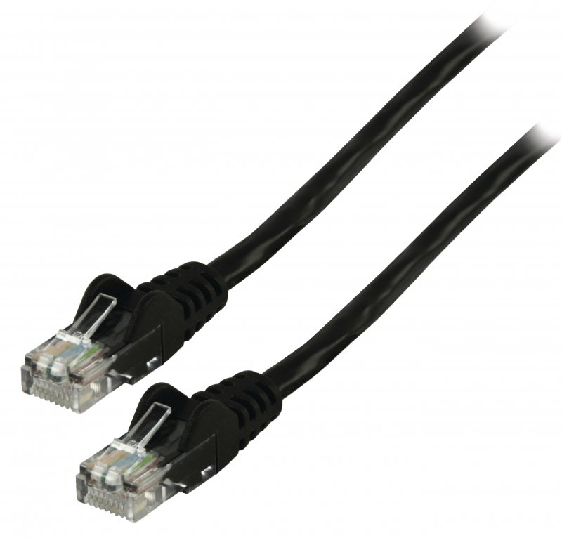Síťový Kabel CAT5e UTP RJ45 (8P8C) Zástrčka - RJ45 (8P8C) Zástrčka 1.00 m Černá - obrázek produktu