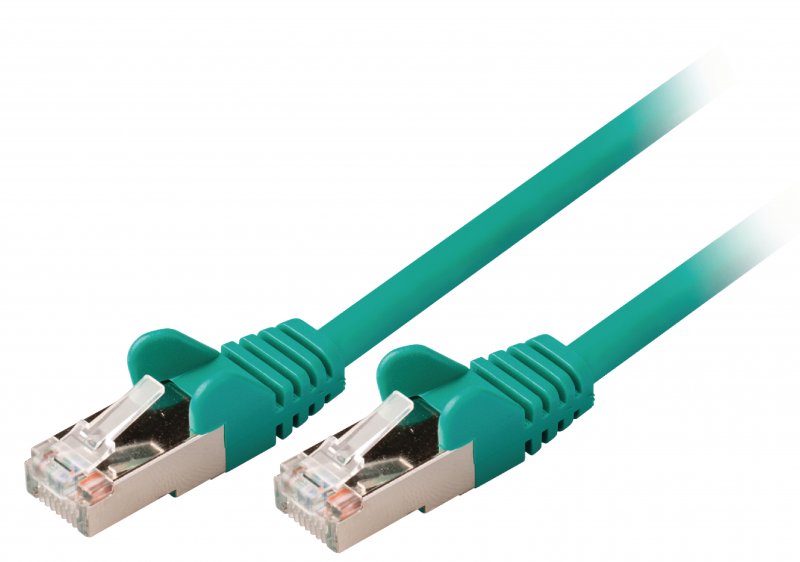 Síťový Kabel CAT5e SF/UTP RJ45 (8P8C) Zástrčka - RJ45 (8P8C) Zástrčka 0.50 m Zelená - obrázek produktu
