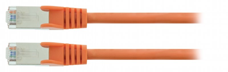 Síťový Kabel CAT5e SF/UTP RJ45 (8P8C) Zástrčka - RJ45 (8P8C) Zástrčka 0.50 m Oranžová - obrázek č. 2