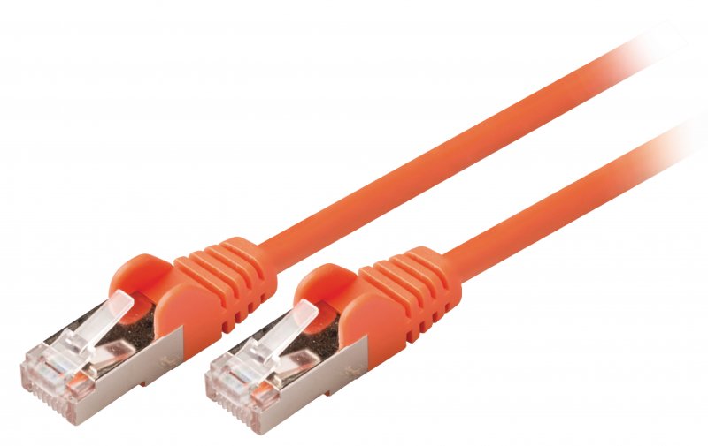 Síťový Kabel CAT5e SF/UTP RJ45 (8P8C) Zástrčka - RJ45 (8P8C) Zástrčka 1.00 m Oranžová - obrázek produktu