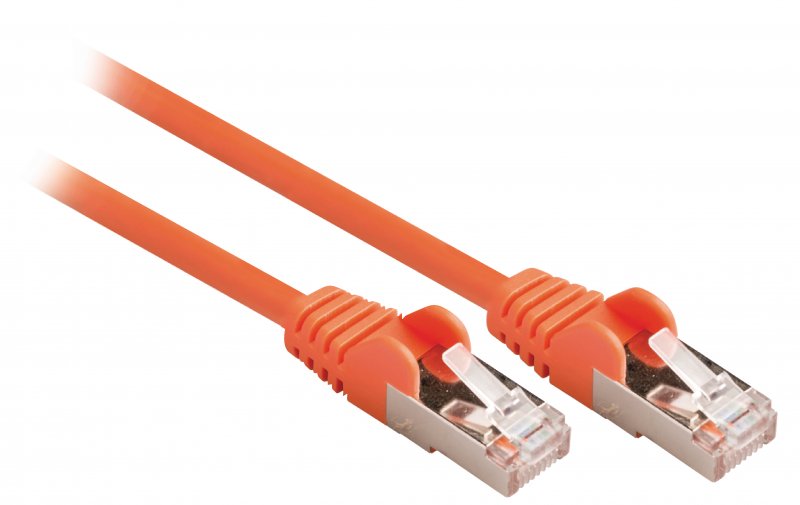 Síťový Kabel CAT5e SF/UTP RJ45 (8P8C) Zástrčka - RJ45 (8P8C) Zástrčka 1.50 m Oranžová - obrázek č. 1