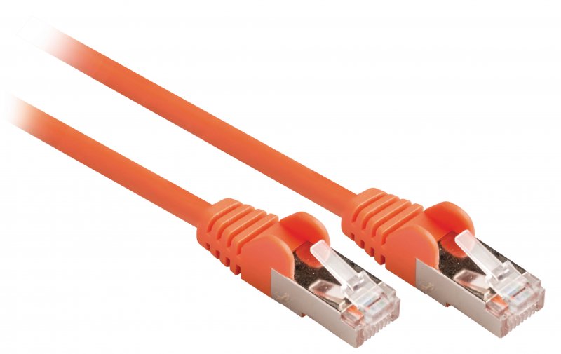 Síťový Kabel CAT5e SF/UTP RJ45 (8P8C) Zástrčka - RJ45 (8P8C) Zástrčka 2.00 m Oranžová - obrázek č. 1
