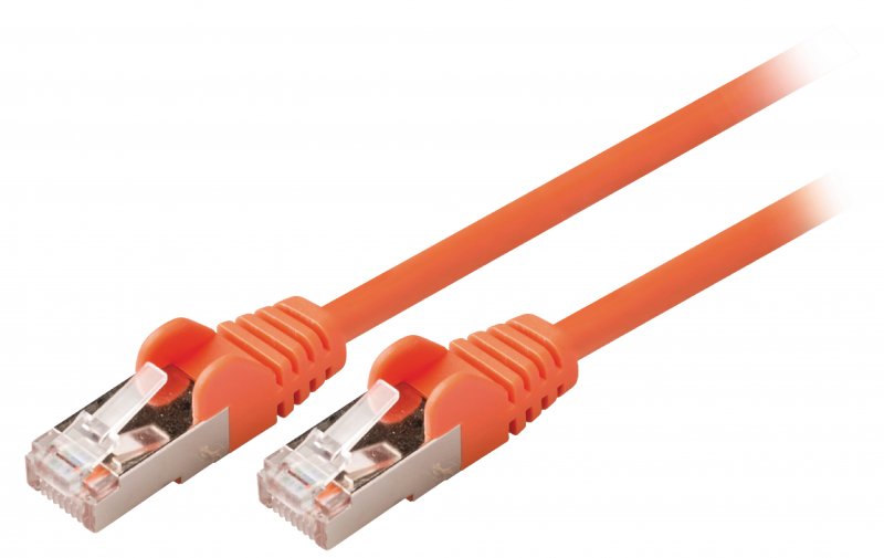 Síťový Kabel CAT5e SF/UTP RJ45 (8P8C) Zástrčka - RJ45 (8P8C) Zástrčka 3.00 m Oranžová - obrázek produktu