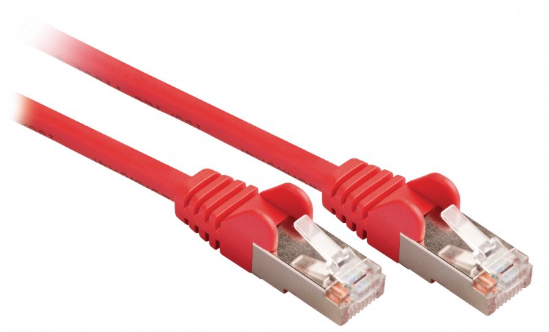 Síťový Kabel CAT5e SF/UTP RJ45 (8P8C) Zástrčka - RJ45 (8P8C) Zástrčka 1.50 m Červená - obrázek č. 1