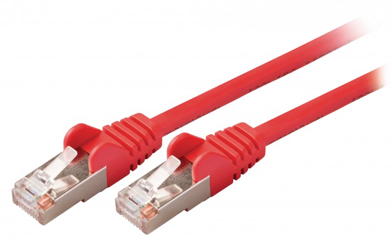 Síťový Kabel CAT5e SF/UTP RJ45 (8P8C) Zástrčka - RJ45 (8P8C) Zástrčka 2.00 m Červená - obrázek produktu