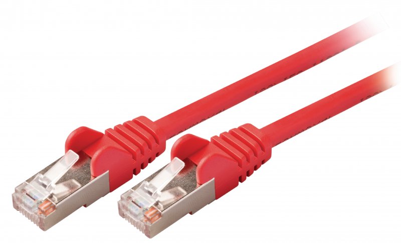 Síťový Kabel CAT5e SF/UTP RJ45 (8P8C) Zástrčka - RJ45 (8P8C) Zástrčka 5.00 m Červená - obrázek produktu