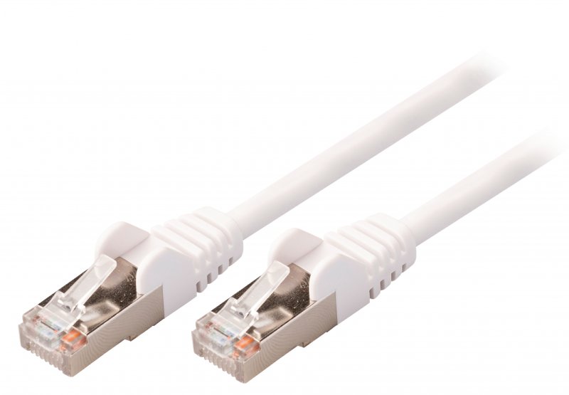 Síťový Kabel CAT5e SF/UTP RJ45 (8P8C) Zástrčka - RJ45 (8P8C) Zástrčka 0.25 m Bílá - obrázek produktu