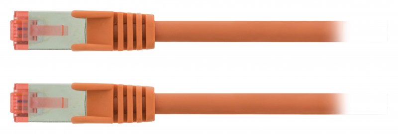 Síťový Kabel CAT6 S/FTP RJ45 (8P8C) Zástrčka - RJ45 (8P8C) Zástrčka 0.15 m Oranžová - obrázek č. 2