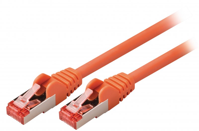 Síťový Kabel CAT6 S/FTP RJ45 (8P8C) Zástrčka - RJ45 (8P8C) Zástrčka 1.50 m Oranžová - obrázek produktu