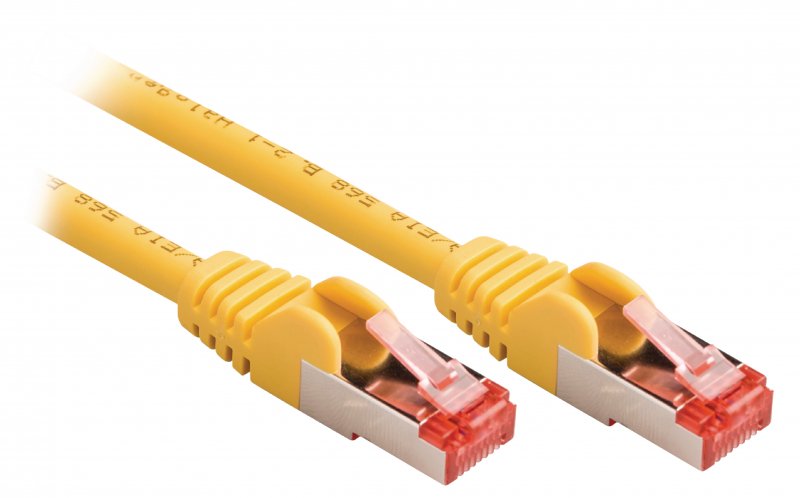 Síťový Kabel CAT6 S/FTP RJ45 (8P8C) Zástrčka - RJ45 (8P8C) Zástrčka 2.00 m Žlutá - obrázek č. 1
