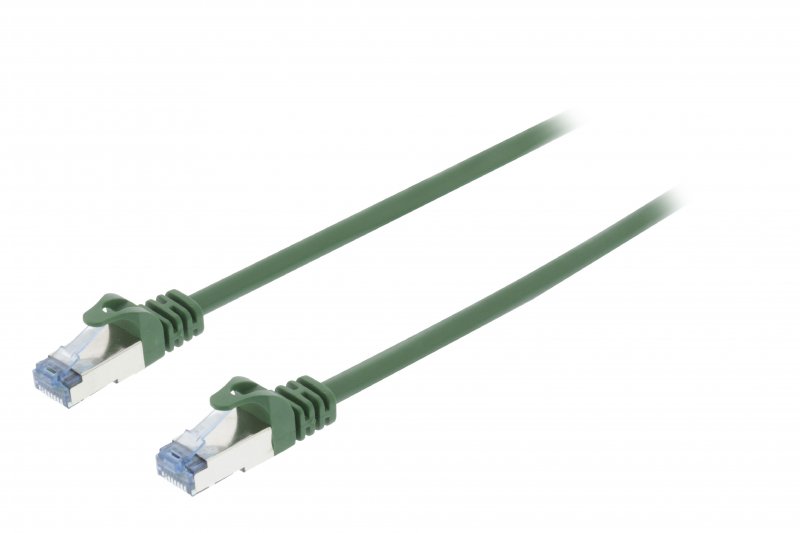 CAT6a S/FTP Síťový Kabel RJ45 (8P8C) Zástrčka - RJ45 (8P8C) Zástrčka 0.50 m Zelená - obrázek produktu
