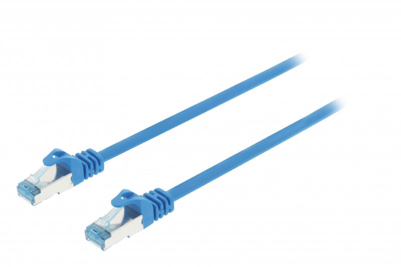 CAT6a S/FTP Síťový Kabel RJ45 (8P8C) Zástrčka - RJ45 (8P8C) Zástrčka 1.00 m Modrá - obrázek produktu
