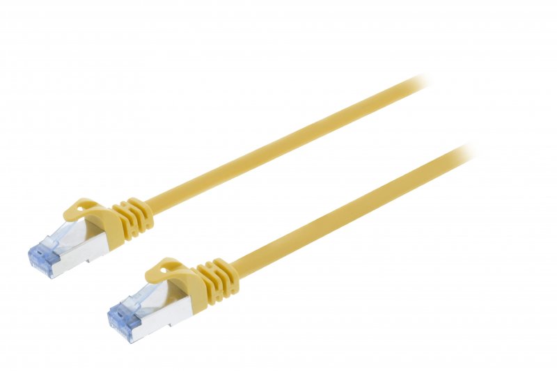 CAT6a S/FTP Síťový Kabel RJ45 (8P8C) Zástrčka - RJ45 (8P8C) Zástrčka 1.00 m Žlutá - obrázek produktu