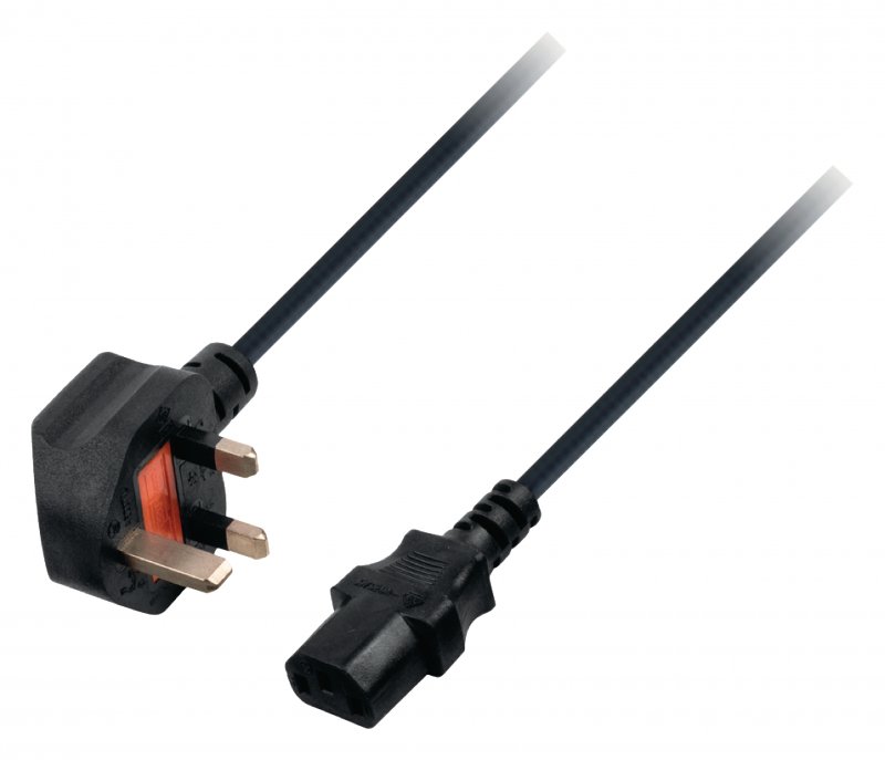 UK Napájecí Kabel UK Zástrčka - IEC-320-C13 10.0 m Černá - obrázek produktu
