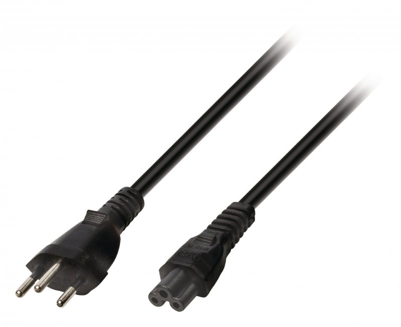 Švýcarský Napájecí Kabel CH Typ 12 - IEC-320-C5 2.00 m Černá - obrázek produktu