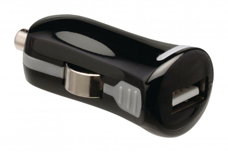 Nabíječka Do Auta 1-Výstup 2.1 A USB Černá - obrázek č. 2