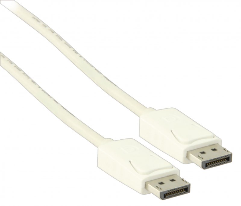 Kabel DisplayPort DisplayPort Zástrčka - DisplayPort Zástrčka 2.00 m Bílá - obrázek č. 2