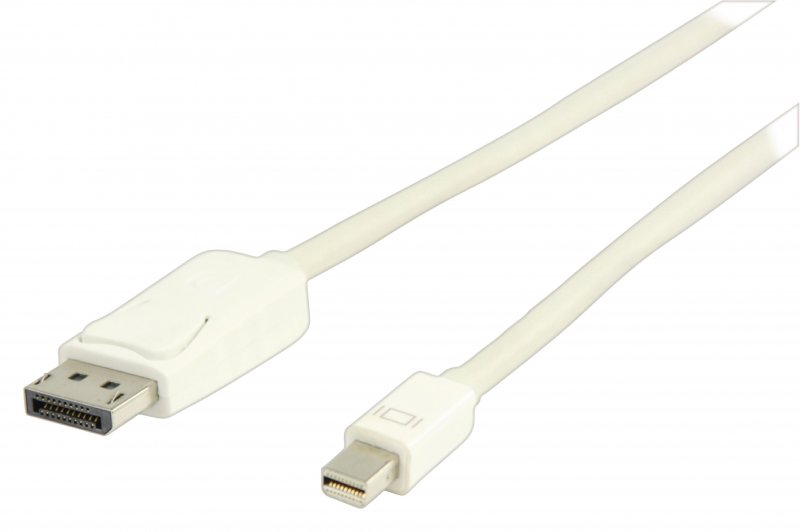 Kabel Mini DisplayPort Mini DisplayPort Zástrčka - DisplayPort Zástrčka 2.00 m Bílá - obrázek č. 1