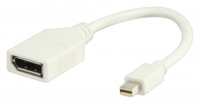 Kabel Mini DisplayPort Mini DisplayPort Zástrčka - IEC-320-C17 0.20 m Bílá - obrázek č. 1