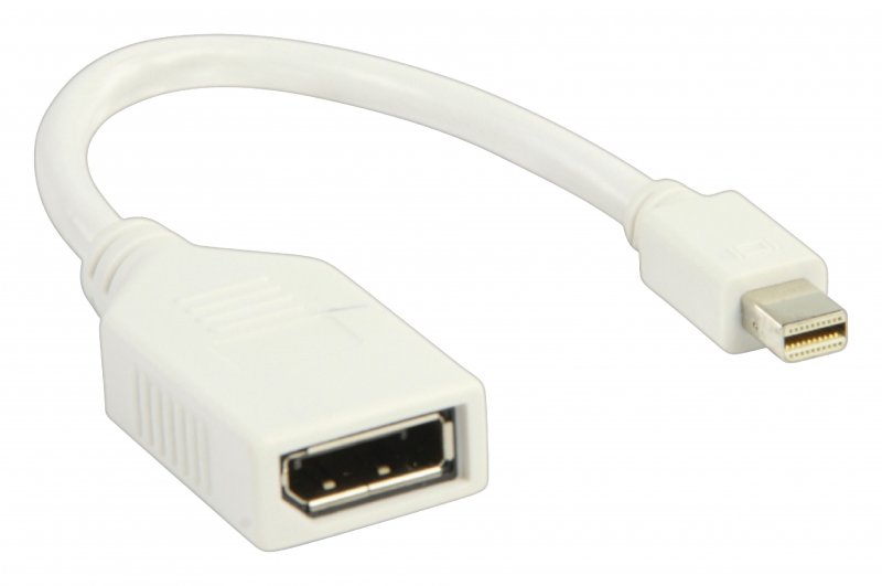 Kabel Mini DisplayPort Mini DisplayPort Zástrčka - IEC-320-C17 0.20 m Bílá - obrázek č. 2