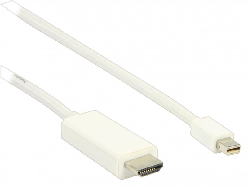 Kabel Mini DisplayPort Mini DisplayPort Zástrčka - HDMI Konektor 2.00 m Bílá - obrázek č. 2
