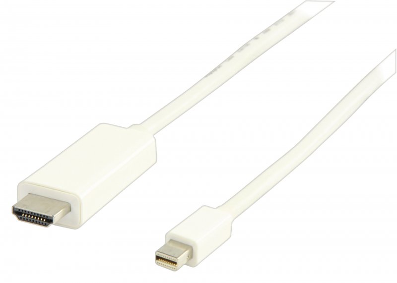 Kabel Mini DisplayPort Mini DisplayPort Zástrčka - HDMI Konektor 2.00 m Bílá - obrázek č. 1