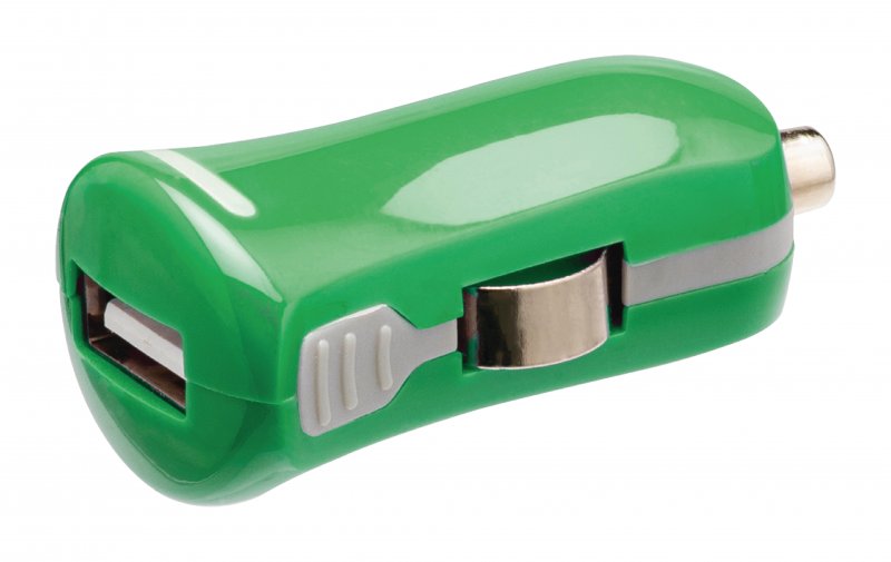 Nabíječka Do Auta 1-Výstup 2.1 A USB Zelená - obrázek produktu