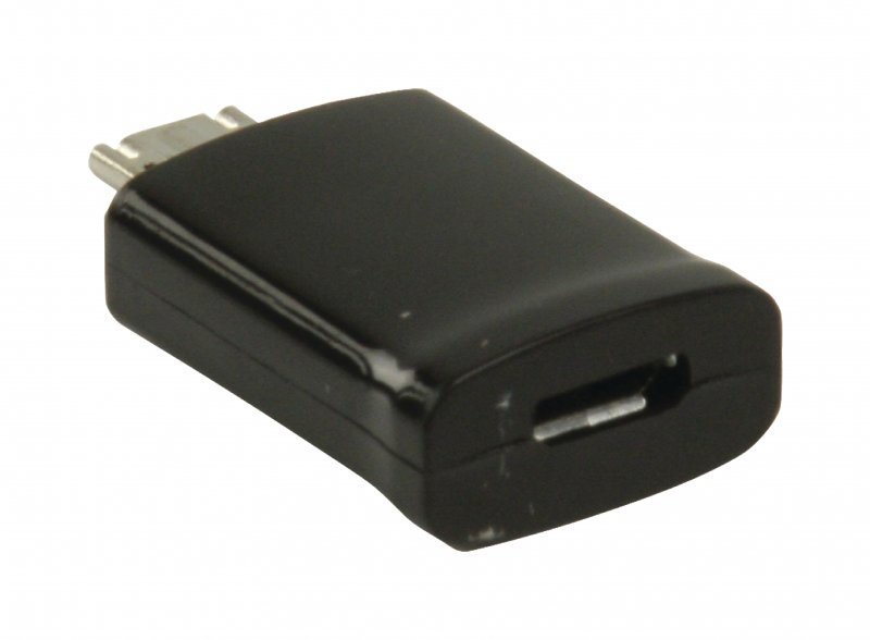 Adaptér MHL USB Micro B 11kolíkový Zástrčka - USB Micro B Zásuvka Černá - obrázek č. 3